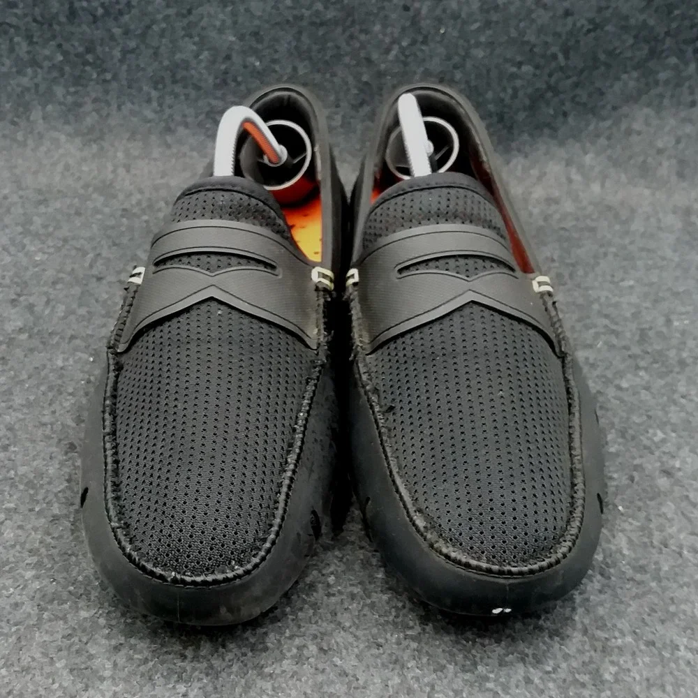 SWIMS Penny Loafers Slip-On Mesh Moccasins Classic Boat/Deck Shoes Men's Size 7‎
